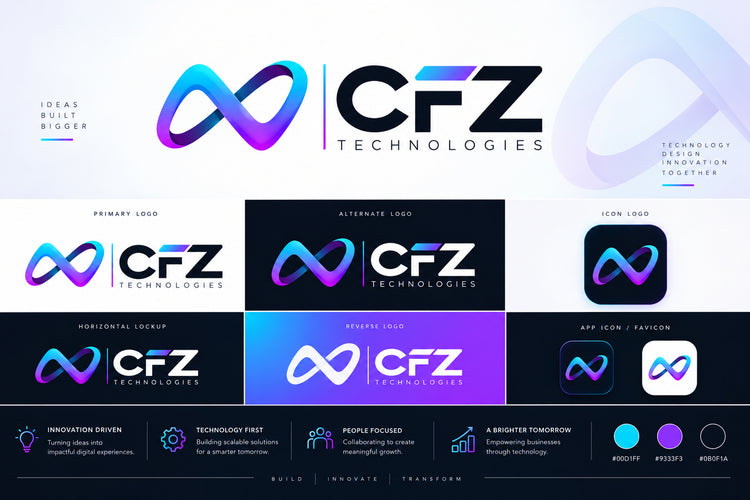 Brand identity presentation board 3
